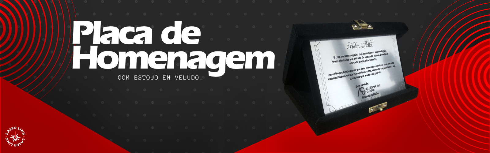 Banner promocional Laser Link - Comunicação Visual 1